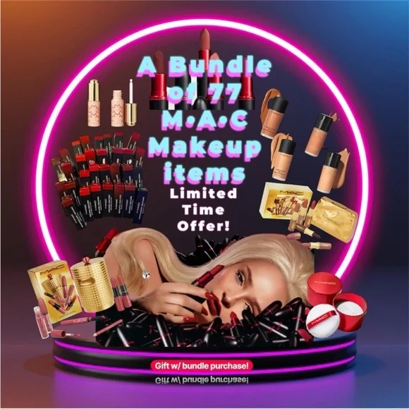 🔥BUNDLE of 77pcs authentic MAC Makeup🔥 - Picture 1 of 14